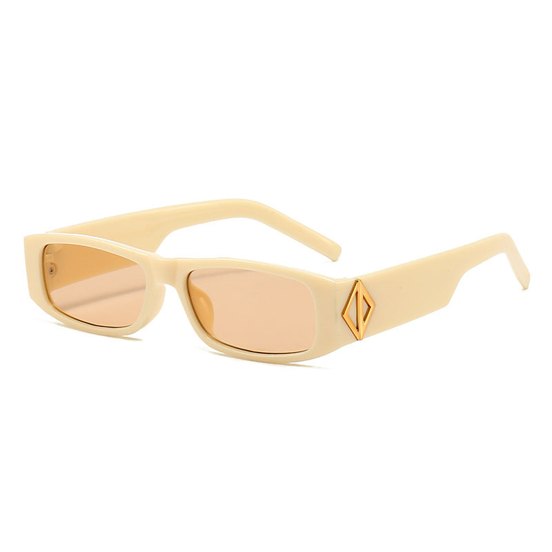 Avant-Garde Rechteckrahmen Sonnenbrille