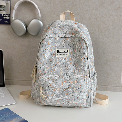 Blumenmuster Freizeit Rucksack