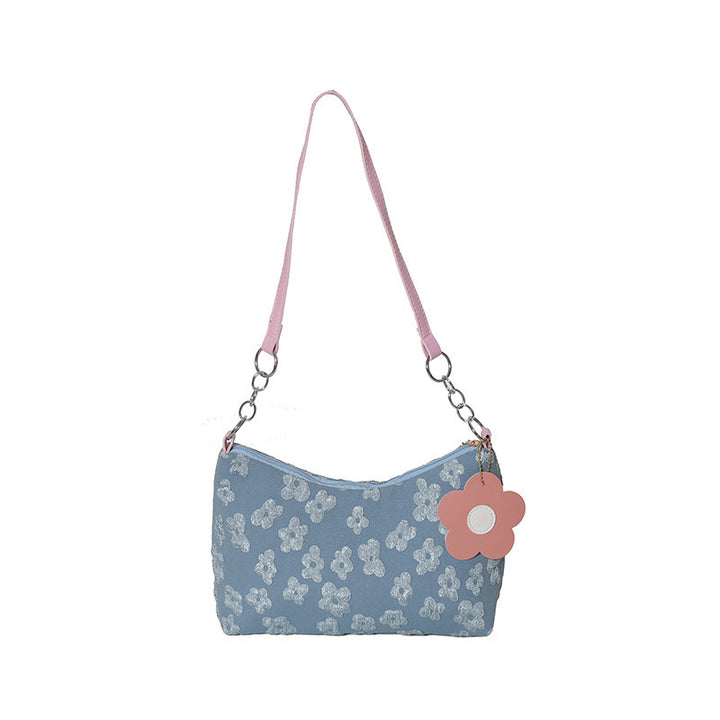 WoStylish Hobo-Handtasche mit floralem Charm Karnz