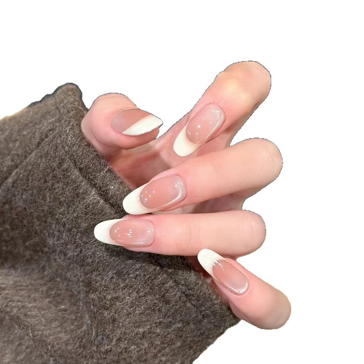 Ombre Französische Tip Press-On Nägel Karnz