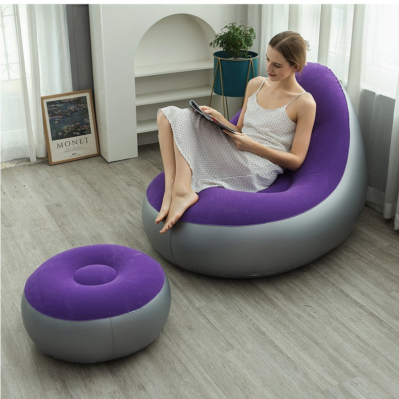 Damen Aufblasbares Komfort-Sofa mit ergonomischer Rückenlehne Karnz