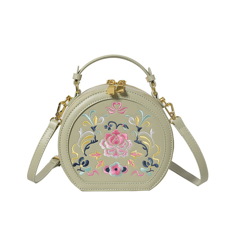 Vintage Florale Bestickte Handtasche Karnz