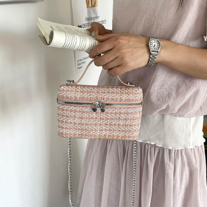Texturierte Gewebte Handtasche