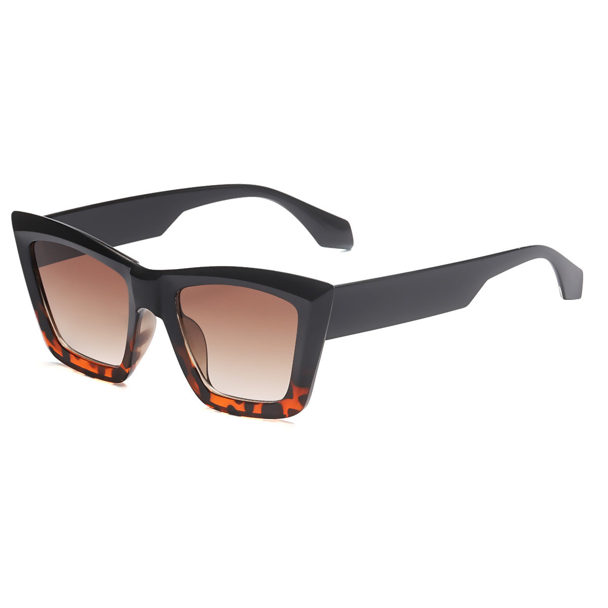 Damen Modische Sonnenbrille mit auffälligem Kantenrahmen und stilvollen Gläsern Karnz