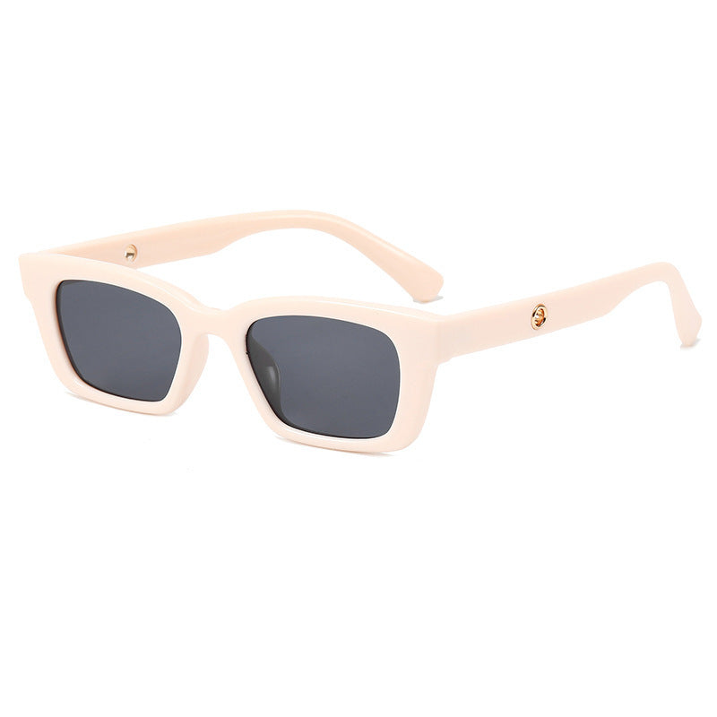 Damen modische und robuste Rechteck-Sonnenbrille Karnz