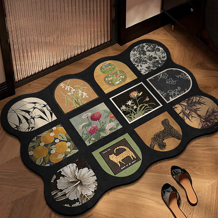 Vintage-inspiriertes dekoratives Teppich
