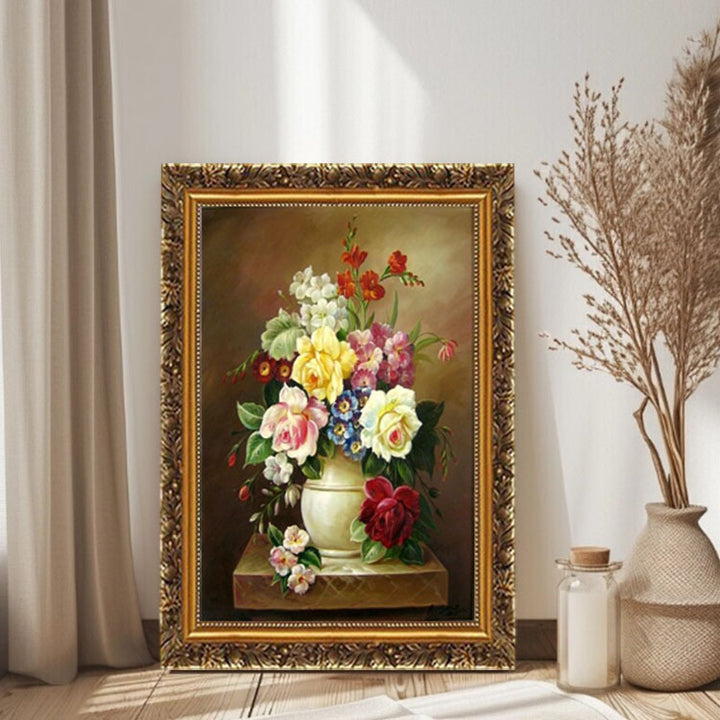 Vintage Blumen Kunstwerk