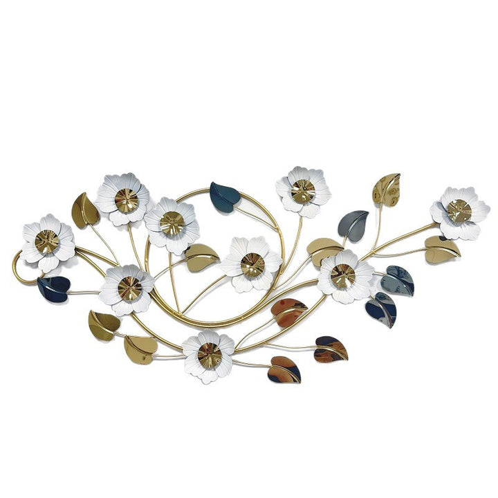 Florale Metall Wandkunst Dekor Karnz