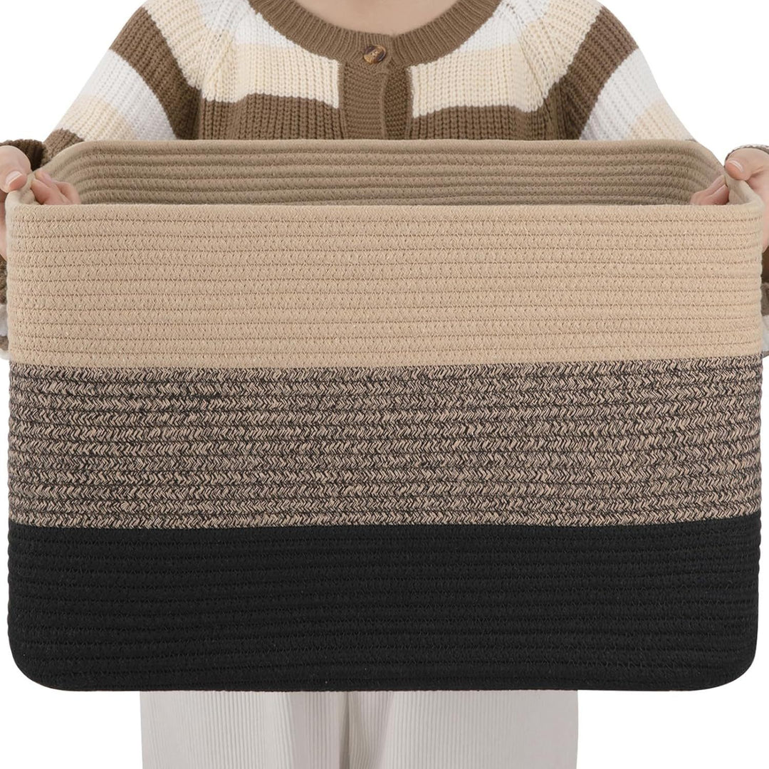 Damen Offener Aufbewahrungskorb aus gewebtem Material Karnz