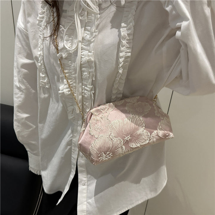 Florale Verzierte Abendtasche Karnz