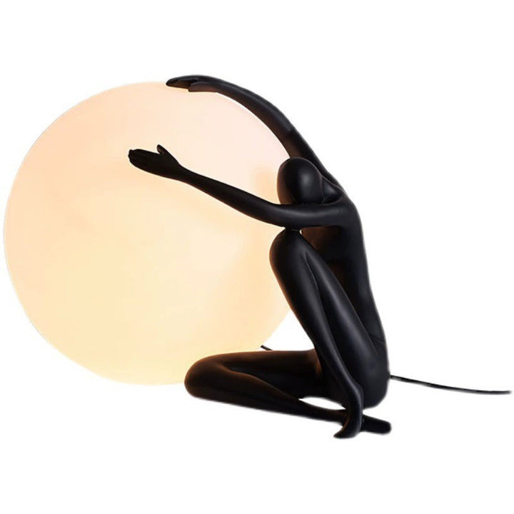 Künstlerische Tischlampe mit einzigartigem skulpturalem Design