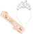 Damen Geburtstags-Tiara und Schärpe Set Karnz