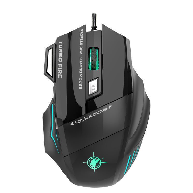 Hochpräzise Gaming-Maus mit Anpassbarem Dpi und Rgb-Beleuchtung Karnz