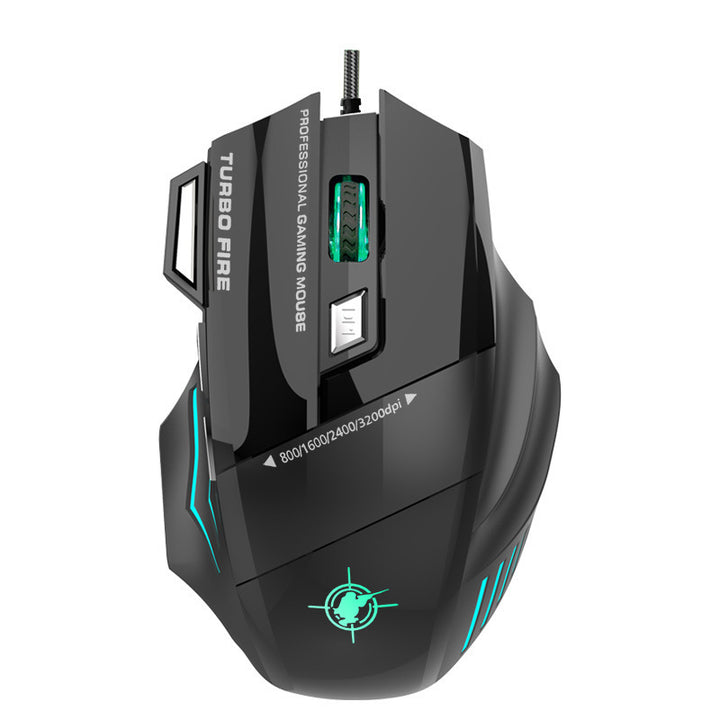 Hochpräzise Gaming-Maus mit Anpassbarem Dpi und Rgb-Beleuchtung Karnz