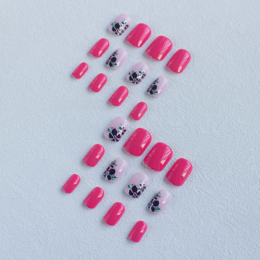 Floral Art Acryl Nageldesign Set