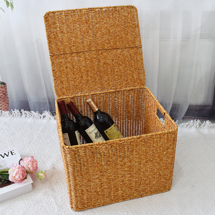Woven Storage Cube mit Deckel Karnz