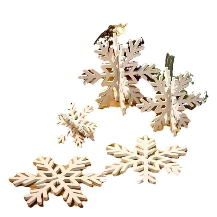 Dekorative Schneeflocken-Ornamente