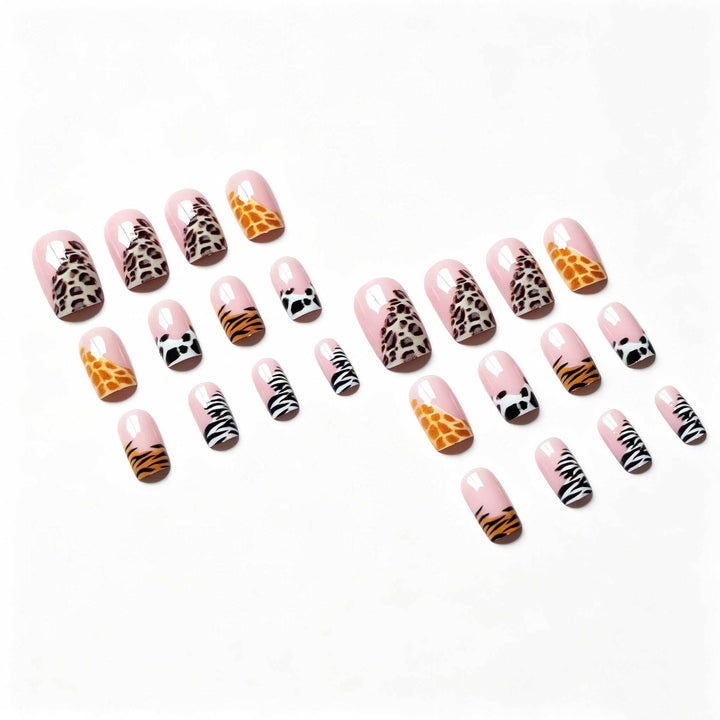 Künstlerisches Tierdruck Nagelkunst Set