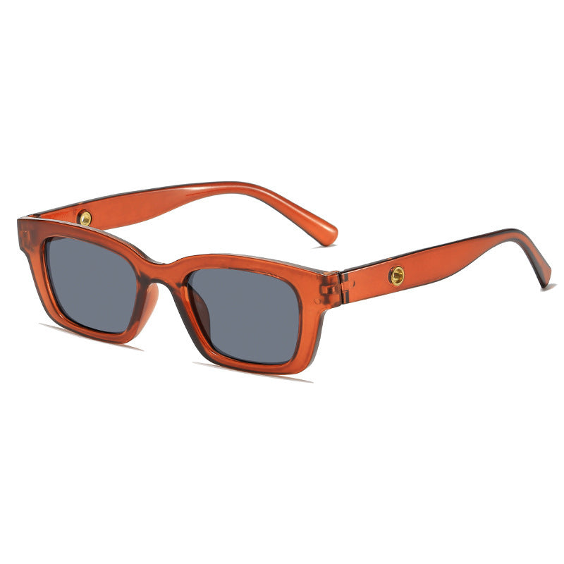 Damen trendige Quadrat-Sonnenbrille Karnz