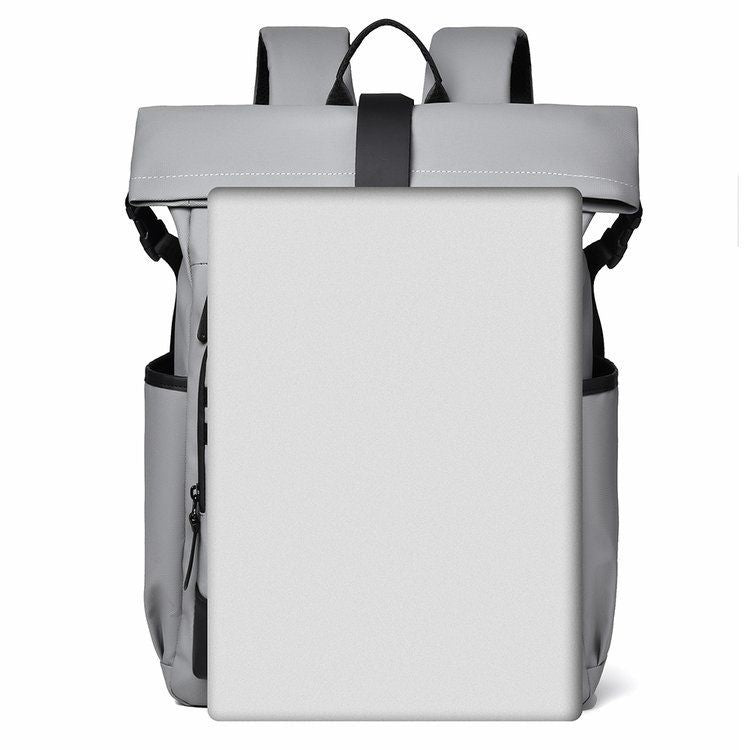 Stylischer Rolltop Laptop-Rucksack