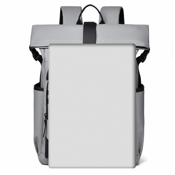 Stylischer Rolltop Laptop-Rucksack