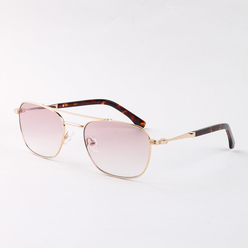 Damen modische Sonnenbrille mit minimalistischem Rahmen und graduierten Gläsern Karnz