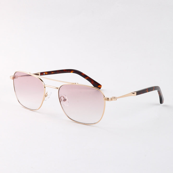Damen modische Sonnenbrille mit minimalistischem Rahmen und graduierten Gläsern Karnz
