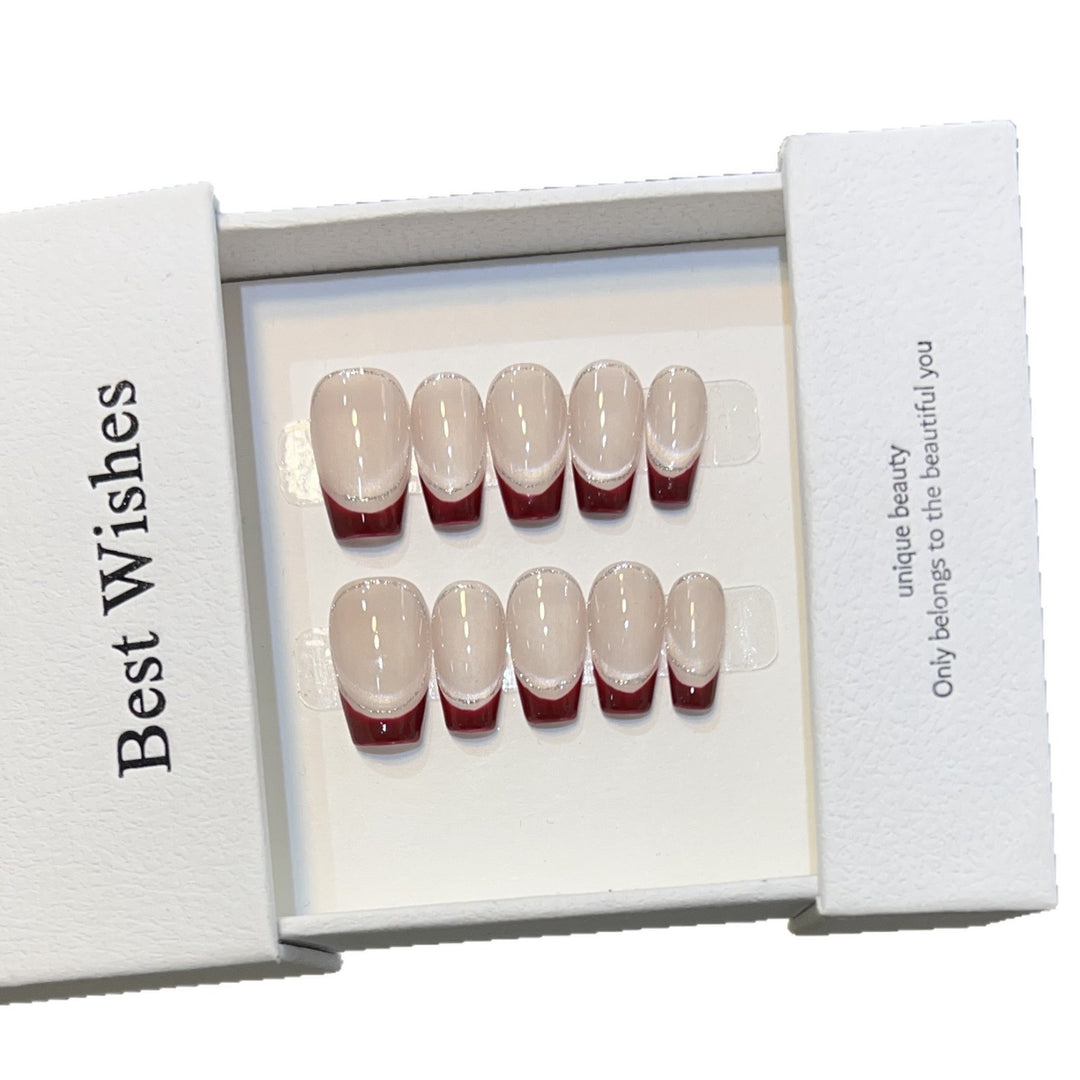 Premium Gel Tipp Druck-Nägel