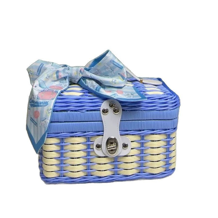 Damen Robuster Rattan Aufbewahrungskoffer Karnz