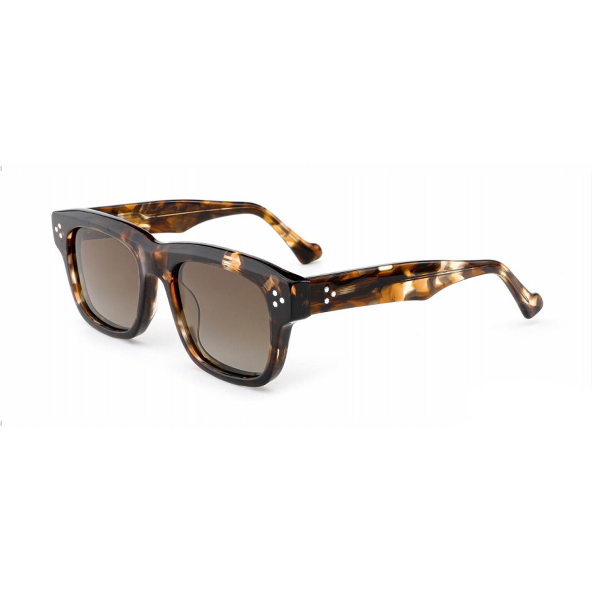 Damen Designer Sonnenbrille im retro-inspirierten Quadrat-Design mit hochwertigem Kunststoffrahmen Karnz
