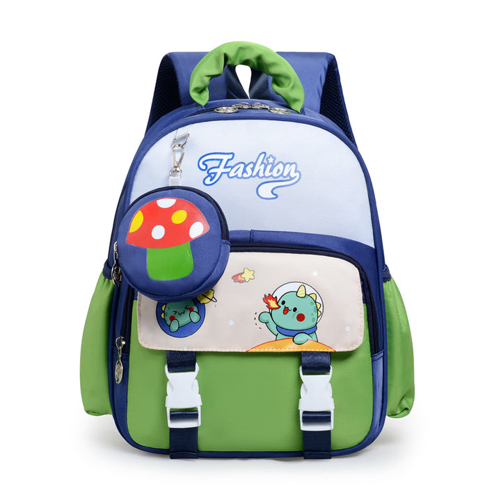 Verspielter Rucksack für die Schule im Cartoon-Stil Karnz