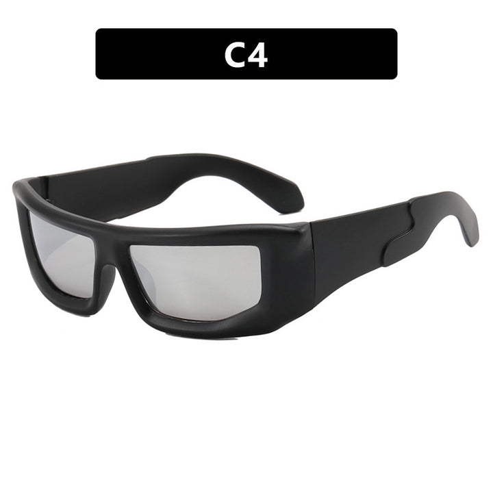 Damen Sportliche Sonnenbrille mit stylishem Metallrahmen Karnz