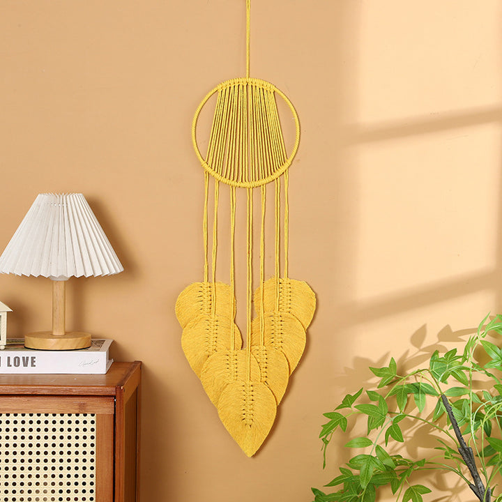 Makramee Herz Wandbehang Karnz