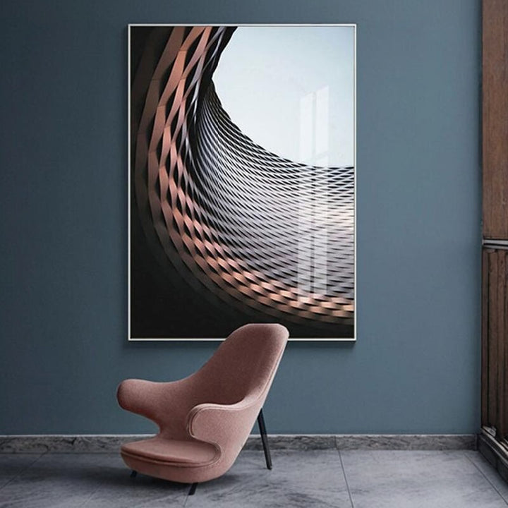 Moderne abstrakte texturierte Wandkunst
