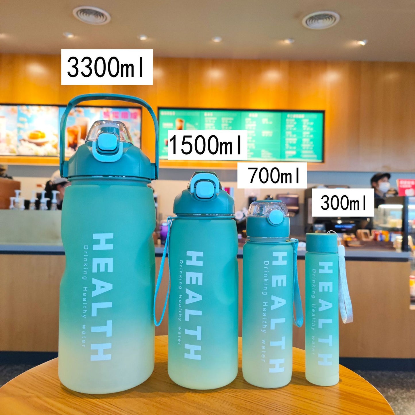 Damen vielseitige Trinkflasche mit praktischem Klappdeckel Karnz