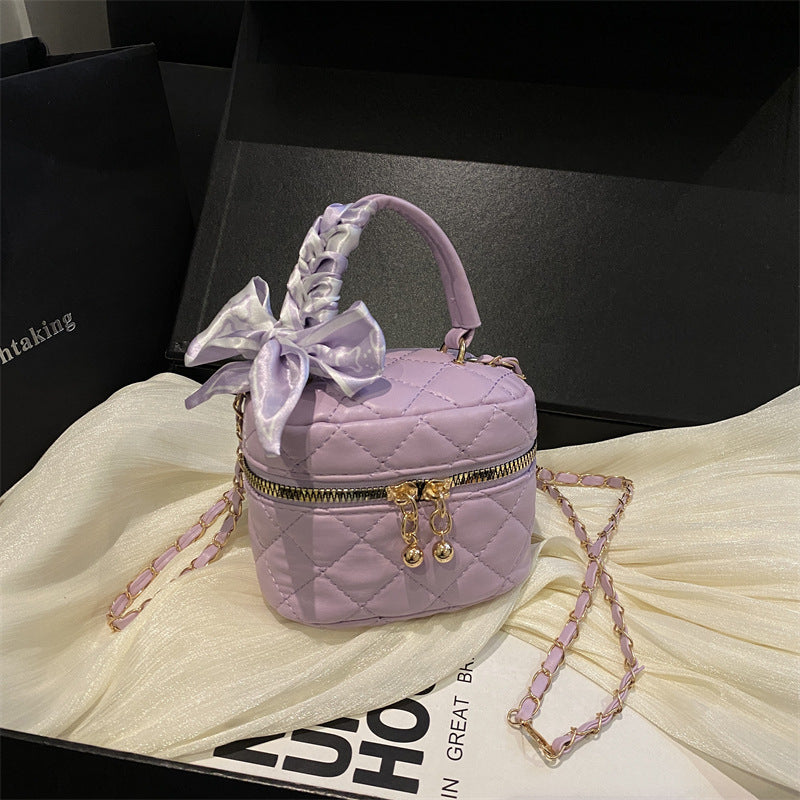 Gepolsterte Mini-Handtasche