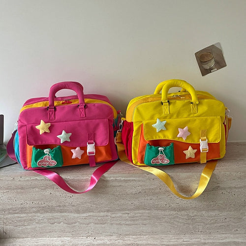 Stylische Mehrfarbige Reise-Wochenendtasche Karnz