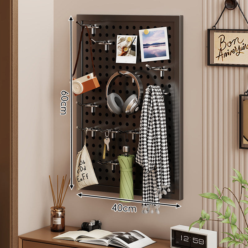 Wandanag perforiertes Lochboard-Organizer-Panel Großes Quadrat mit modularen Haken und Zubehör