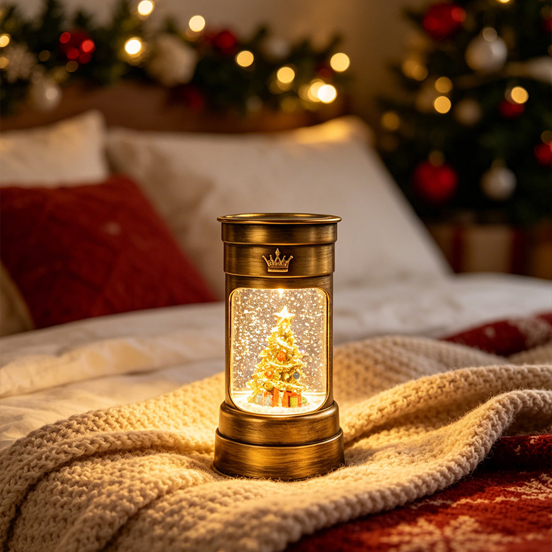 Glitzernde Weihnachtslaterne Karnz