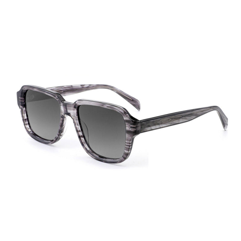 Damen quadratische Sonnenbrille mit modischem Muster Karnz