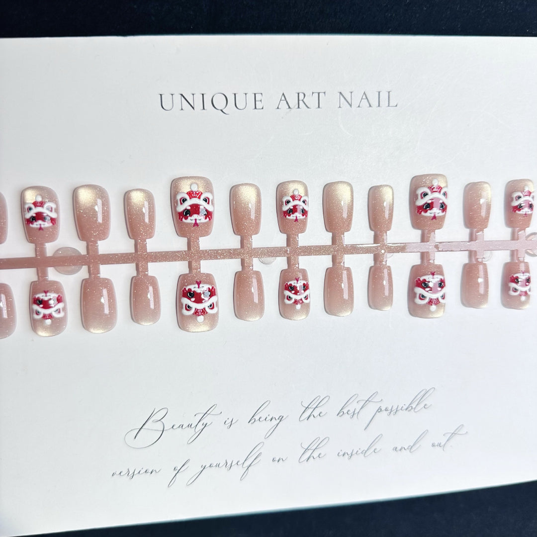Festliche dekorative Aufkleberägel