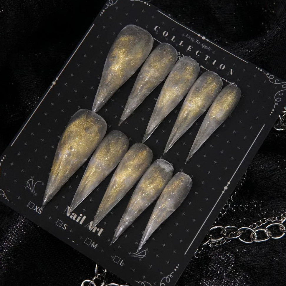 Elegantes Stiletto-Nageldesign-Set