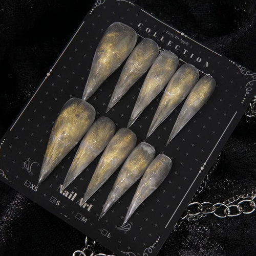 Elegantes Stiletto-Nageldesign-Set