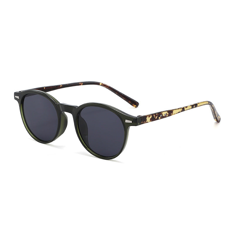 Stylische Runde Rahmen Sonnenbrille Karnz
