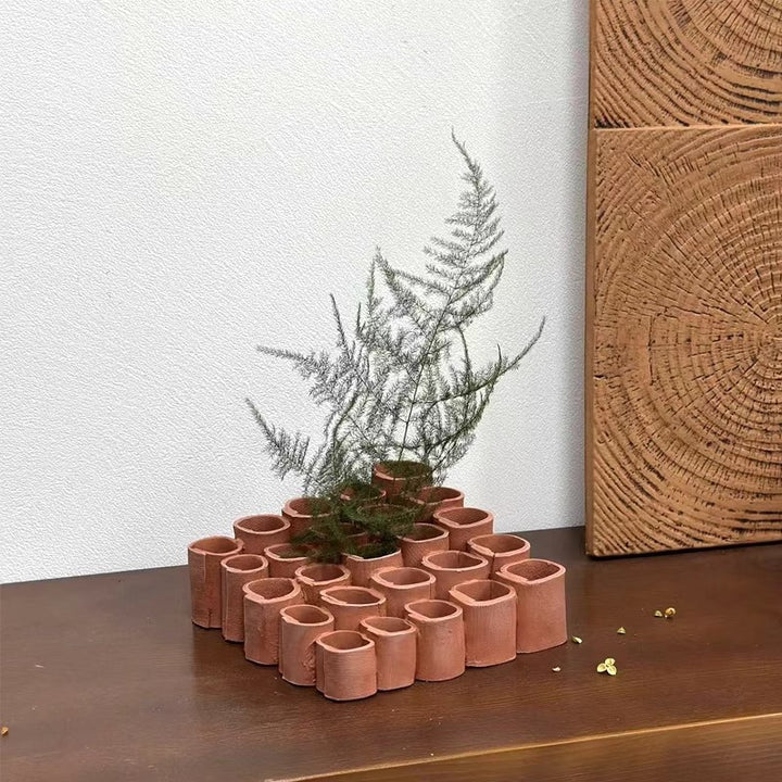 Dekorative Terrakotta Wanddekoration