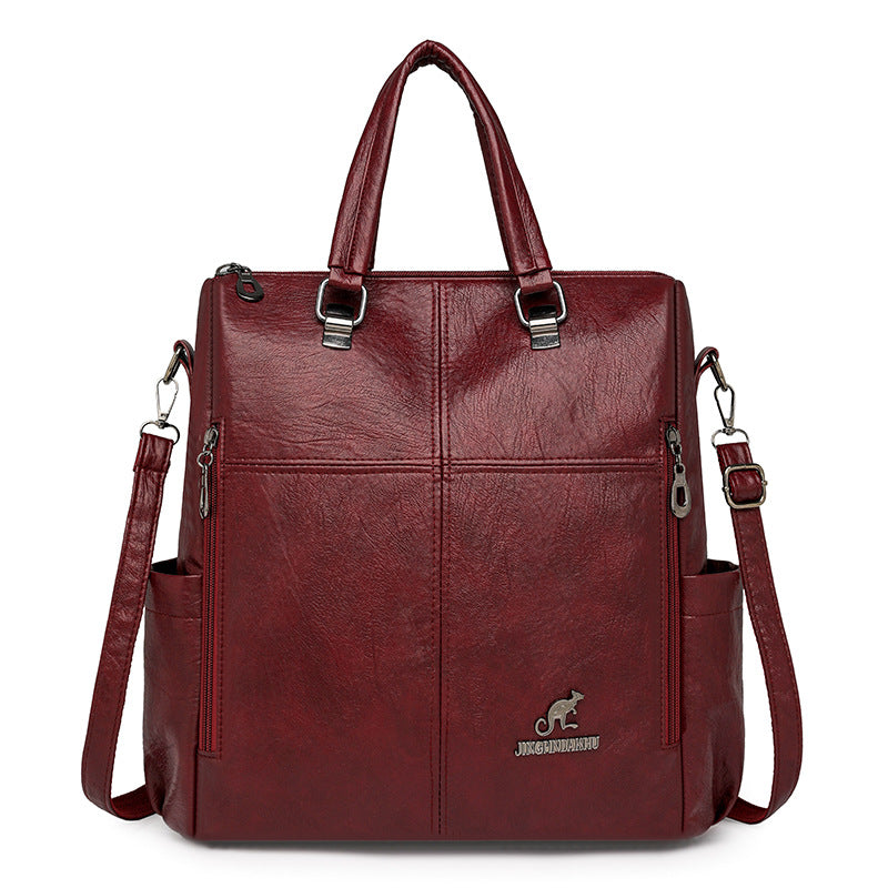 Multi-Funktionale Kunstleder-Handtasche Karnz