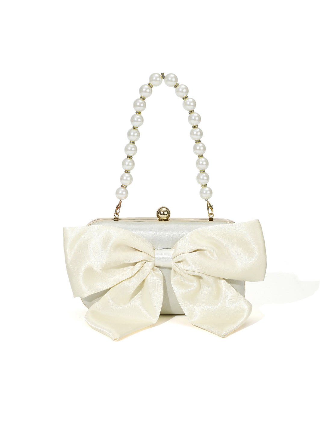 Elegante Satin Schleifen Schultertasche