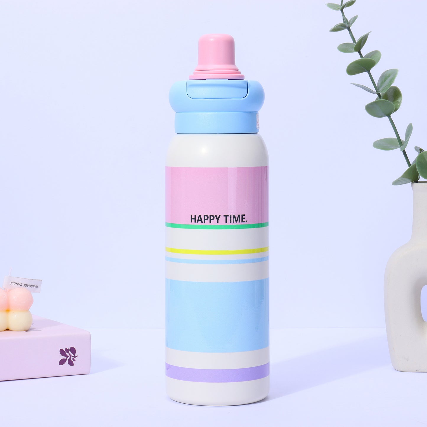 Damen Thermo-Trinkflasche mit rutschfestem Griff und ausgefallenem Design Karnz