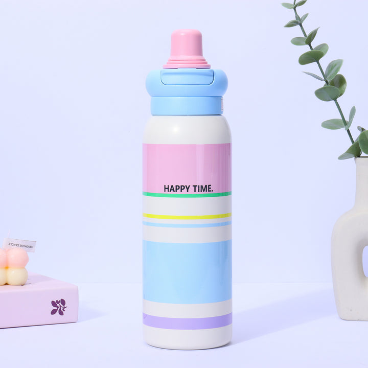 Damen Thermo-Trinkflasche mit rutschfestem Griff und ausgefallenem Design Karnz
