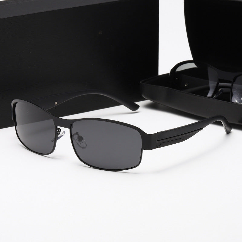 Damen Sportliche Sonnenbrille mit robustem Metallrahmen und polarisierenden Gläsern Karnz